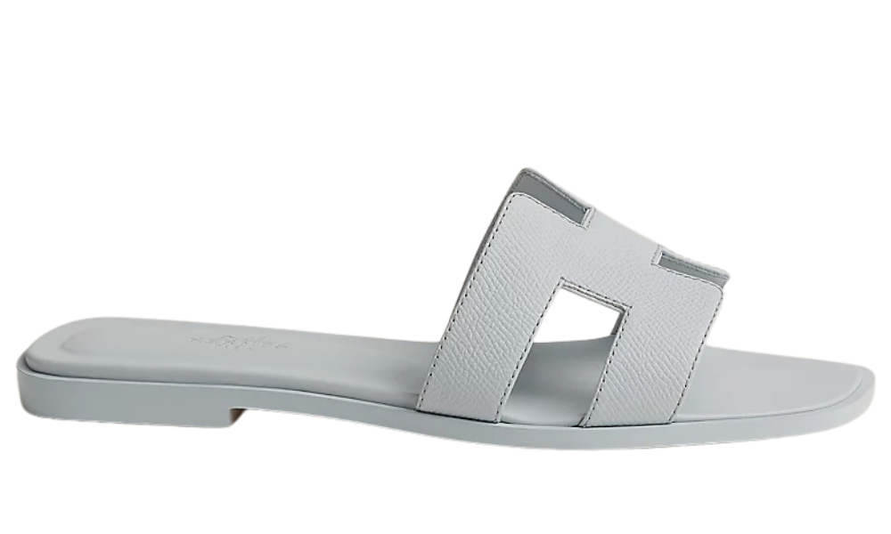 Hermes Oran Sandal "Ice Blue"
