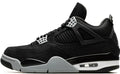 Air Jordan 4 Black Canvas