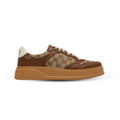Gucci Women’s GG Canvas Leather-Trimmed Sneakers – Brown (Mytheresa)