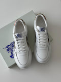 Burberry Check EKD Leather Sneakers – Optic White