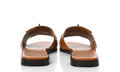HERMES Calfskin Giulia Sandals Naturel 'Brown'