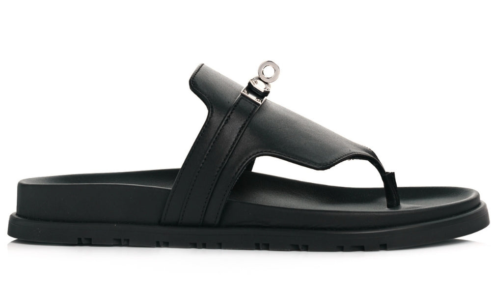 HERMES Empire sandal "Black"