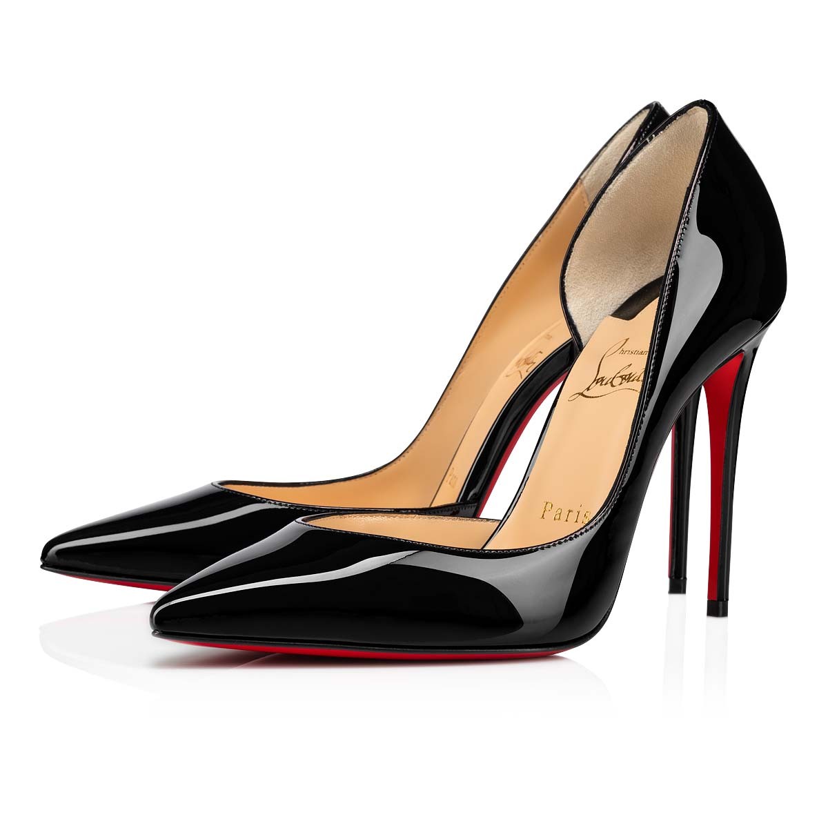 Christian Louboutin Patent Iriza Black Pumps