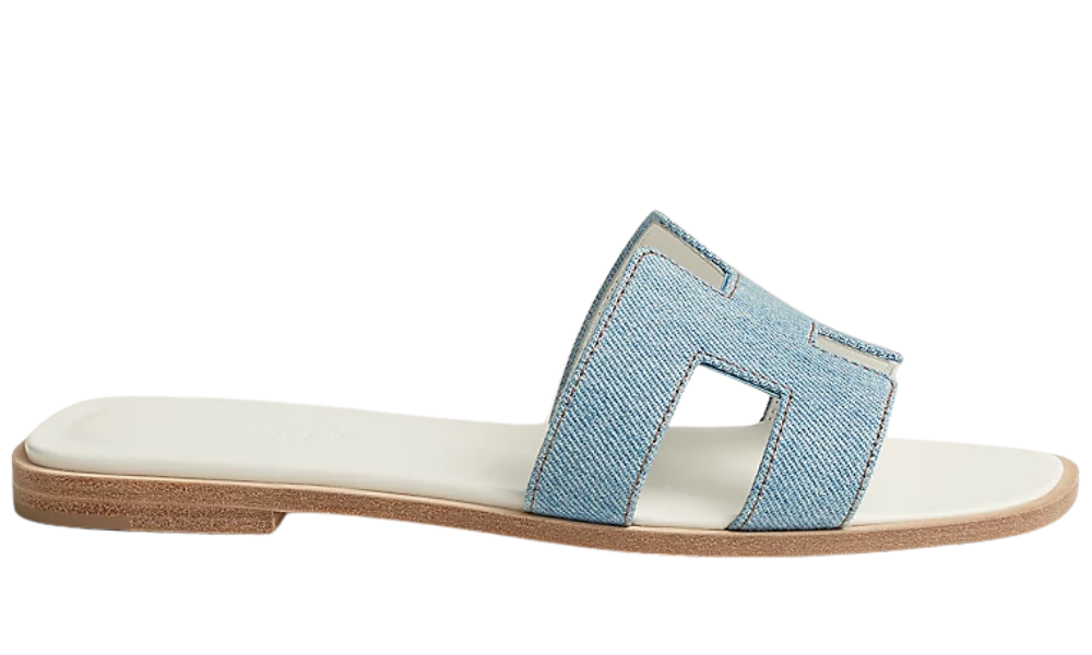 Hermès Oran Sandal "Light Blue"