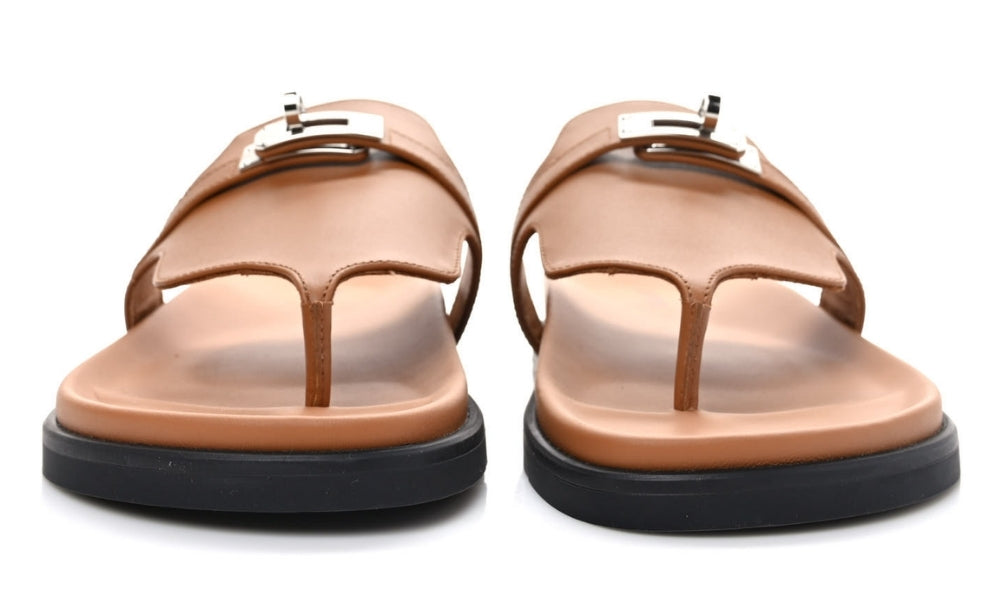 HERMES Empire sandal "Naturel"