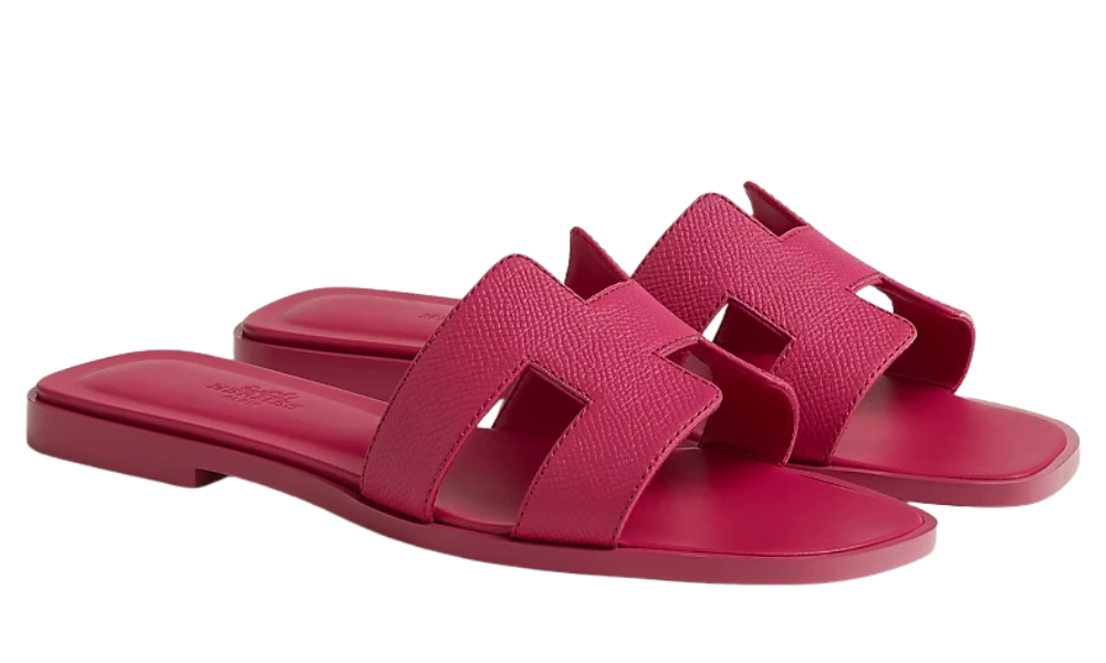 Hermes Oran Sandal "Rose Bougainvillier"