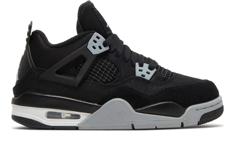 Nike Air Jordan 4 Retro 'Black Canvas'