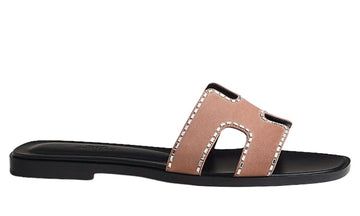 HERMES Oran Sandal "Rose Perle"