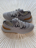 Brunello Cucinelli Logo-Print Cotton-Blend Sneakers – Grey
