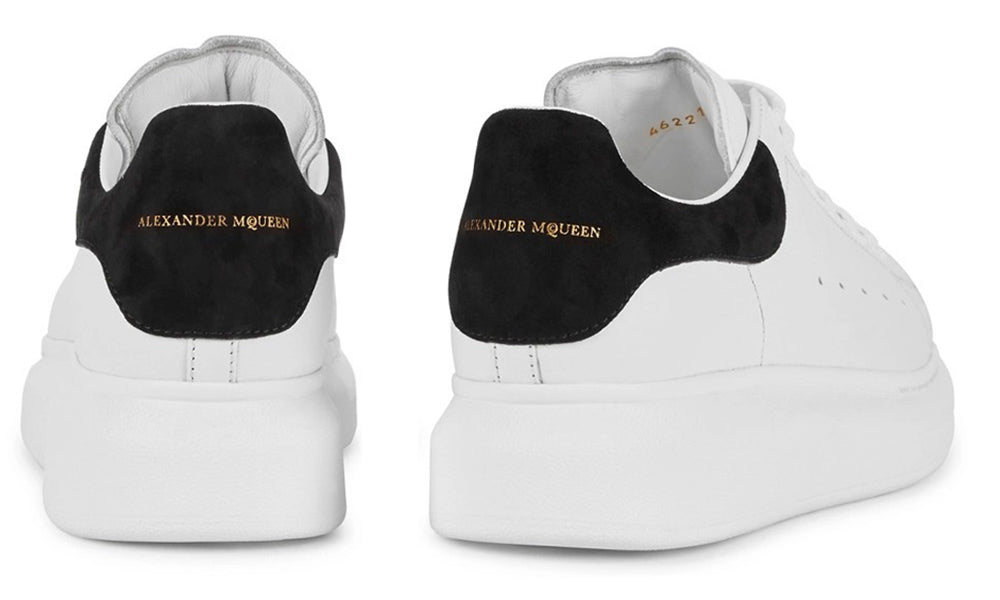 Alexander McQueen oversized sole sneakers "Black - White"