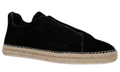 Zegna Suede Triple Stitch Espadrilles 