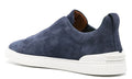 Zegna Triple Stitch suede sneakers 