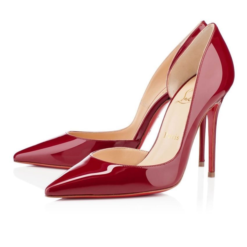 Christian Louboutin Patent Iriza Red Pumps