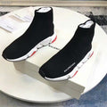 Balenciaga Speed Runner High Tops Black Red