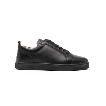 Christian Louboutin Adolon Junior Sneakers – Black Recycled Polyester with Loubi Red Side Insert