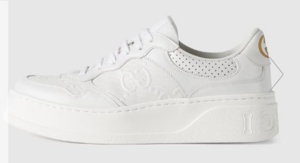 Gucci GG Supreme leather-trim