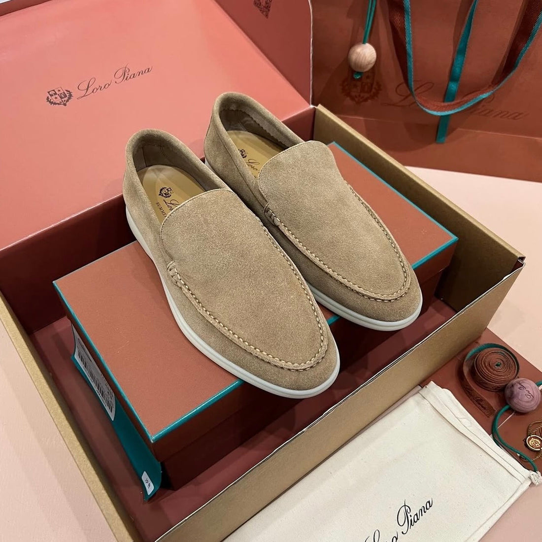 Summer Walk Loafer Suede Classic Beige