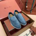 Loro Piana Summer Walk premium suede loafer