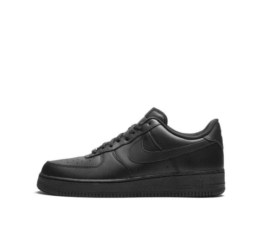 Nike Air Force Triple Black 1