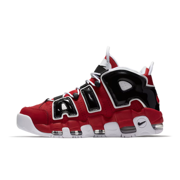 Nike Air More Uptempo Bulls Varsity Red White Black