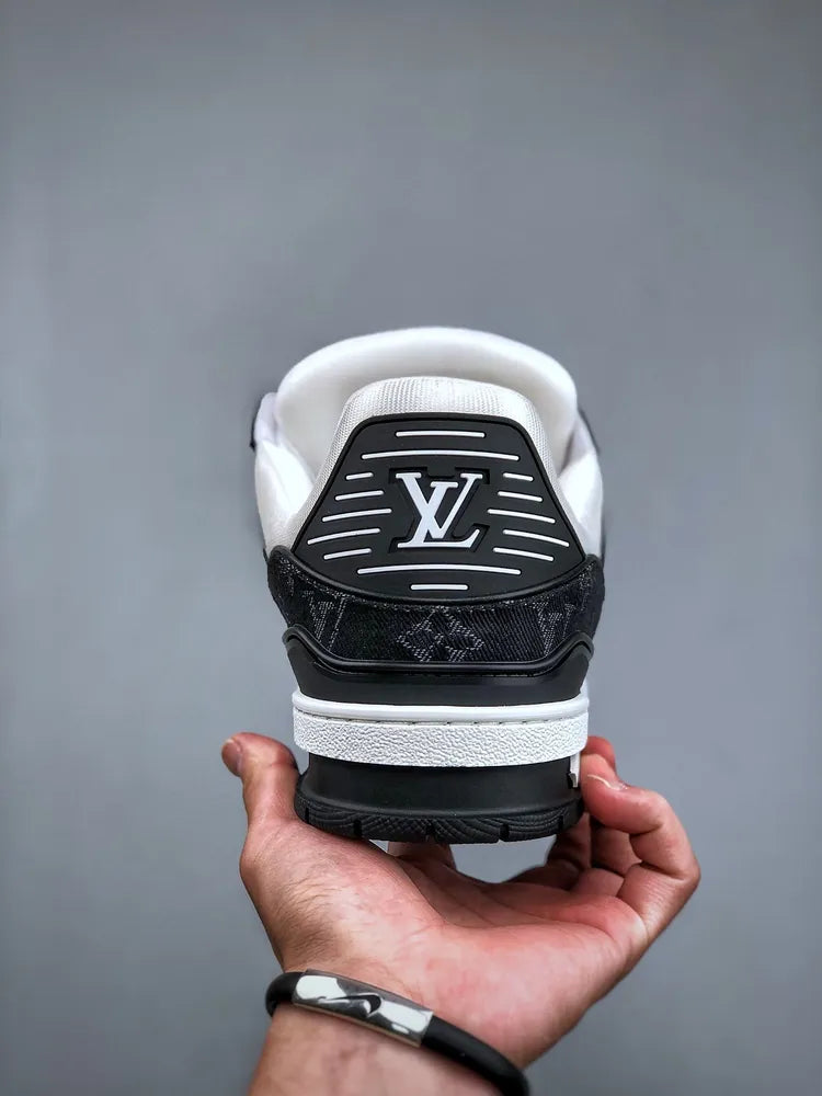 Louis Vuitton Black White Trainer