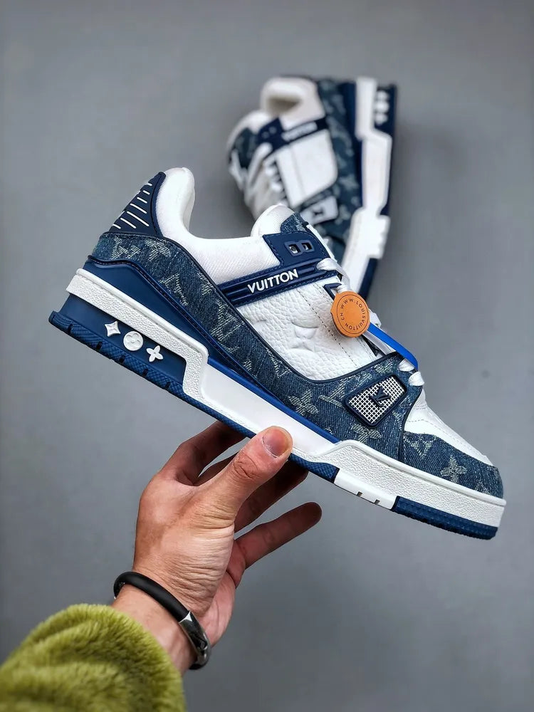 Louis Vuitton Blue White Trainer