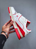 Louis Vuitton Trainer #54 Signature White Red