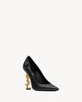 Saint Laurent Opyum Pumps Black Gold