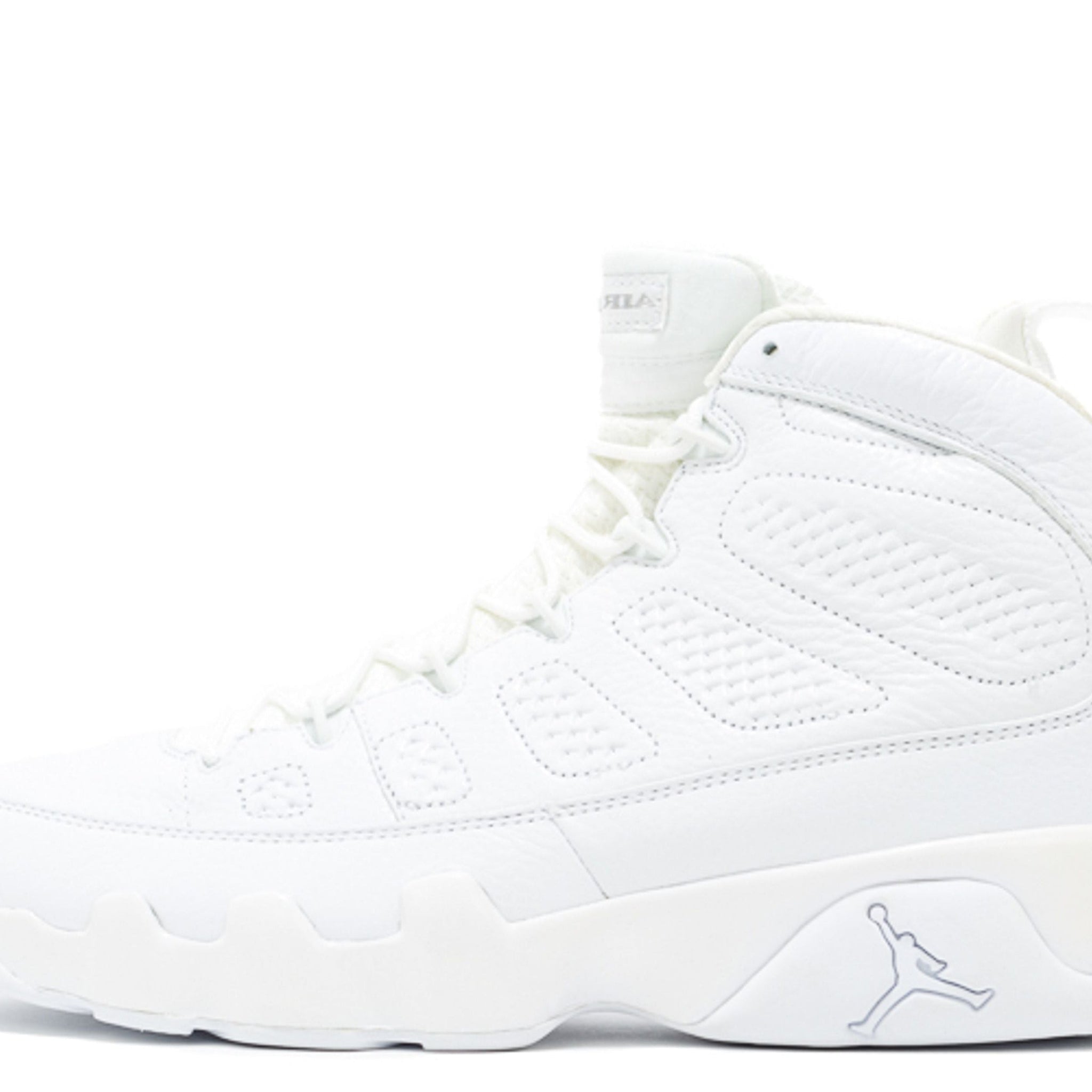 Nike Air Jordan 9 White Metallic Silver