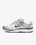 Nike P-6000 Summit White Metallic Silver