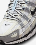 Nike P-6000 Summit White Metallic Silver