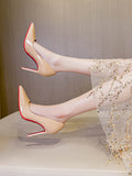 Christian Louboutin Kate Nude Diamond Pumps