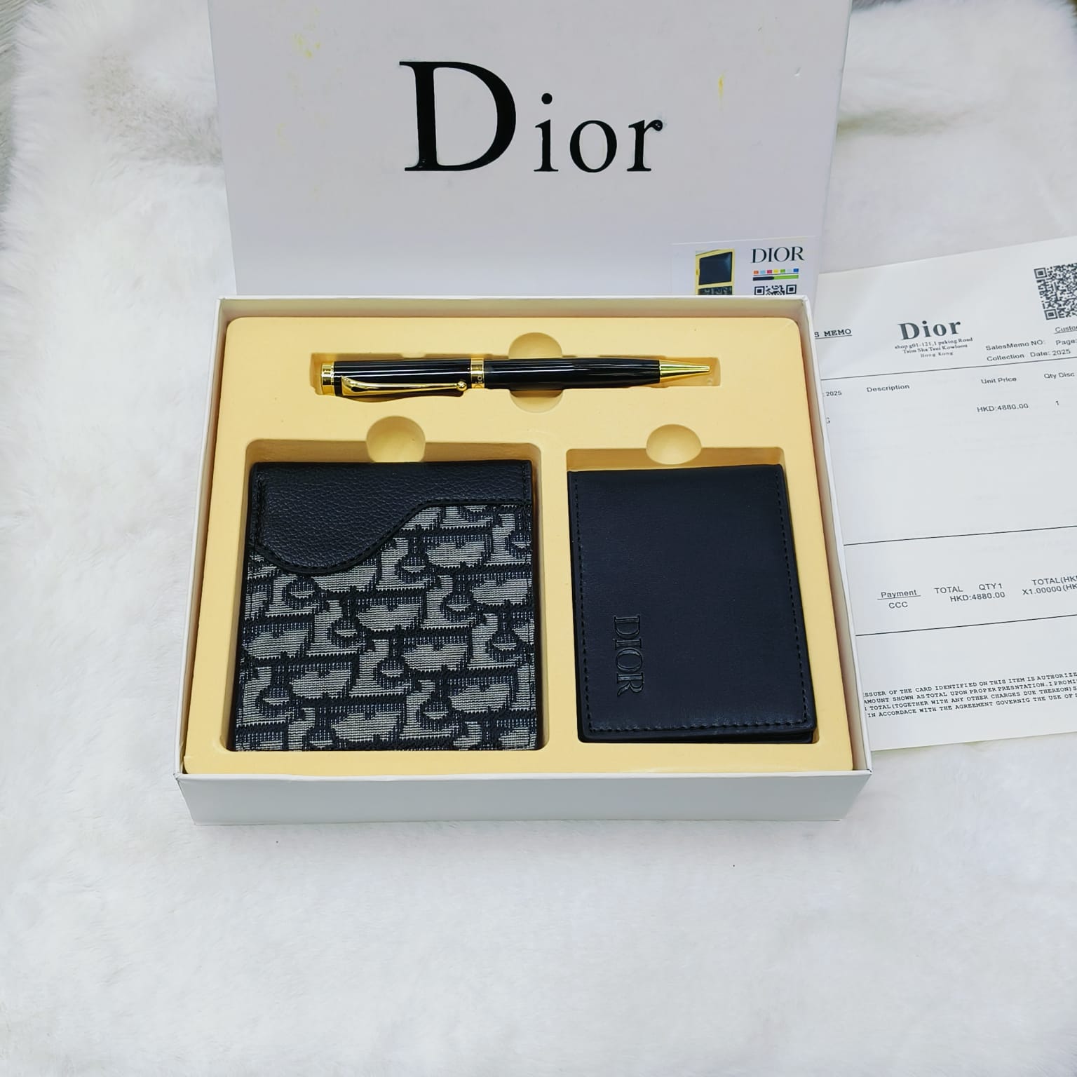 Dior Signature Wallet Set