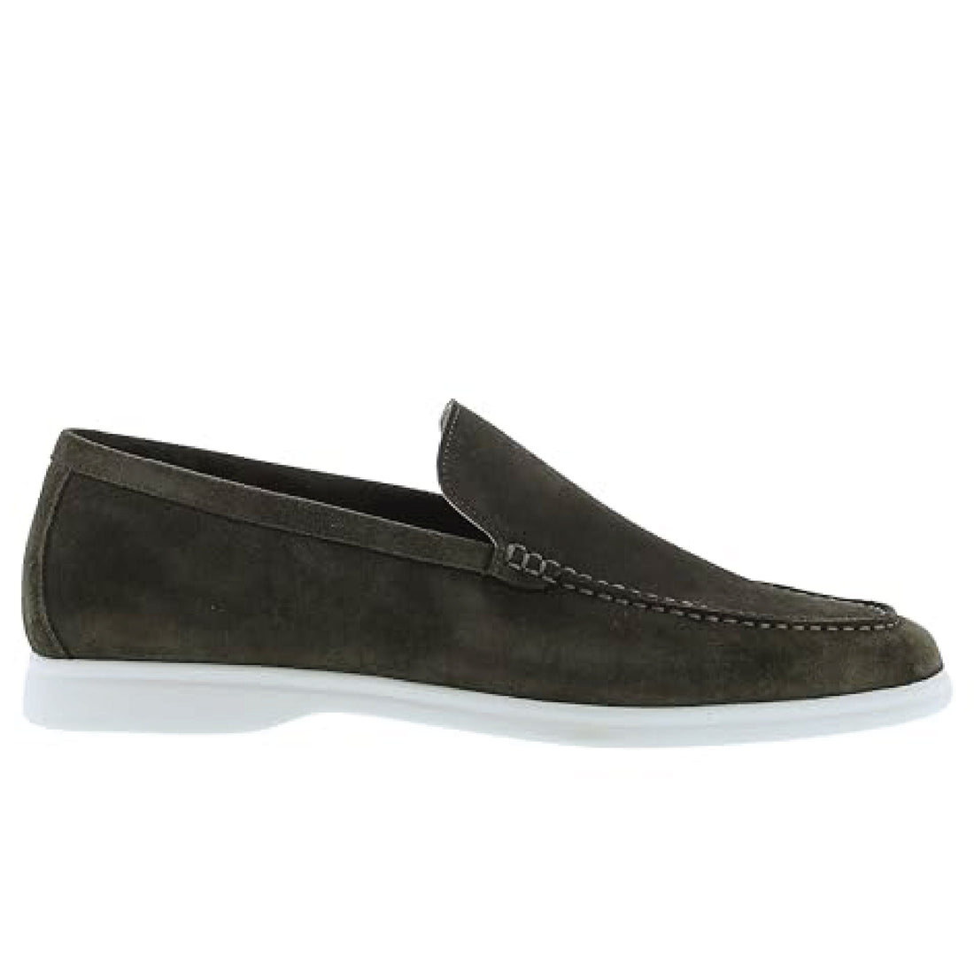 Loro Piana - Summer Walk Suede Loafers - Gray