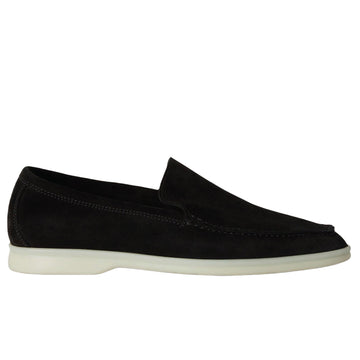 Loro piana Summer Walk Loafer Suede Black