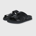 Hermes Chypre Sandals Black