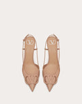 Valentino Beige Lace Up Heels