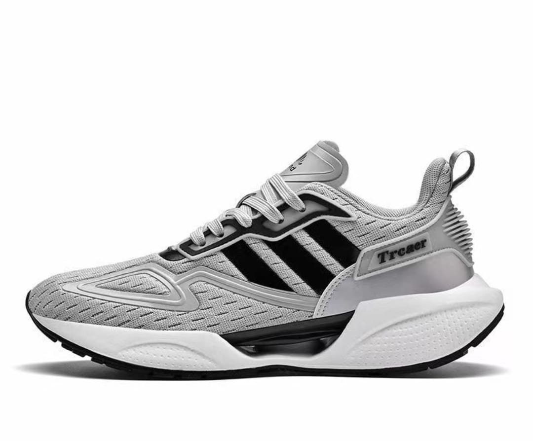 TRACER Grey Black Breathable Causal Running Shoes