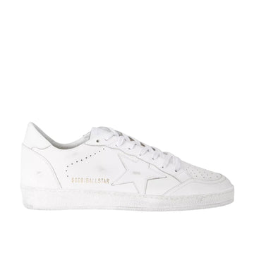 Golden Goose Ball Star “Triple White” Sneakers – Men’s (GMF00117 F004170 10100)