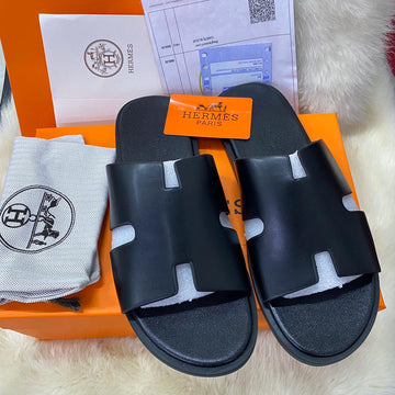 Hermes Izmir Black Sandals
