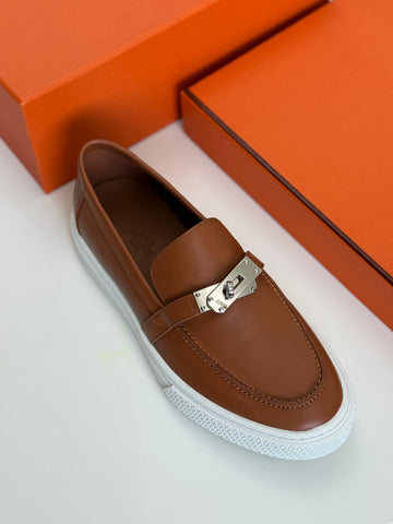 Hermès Destin Brown Men's Loafers