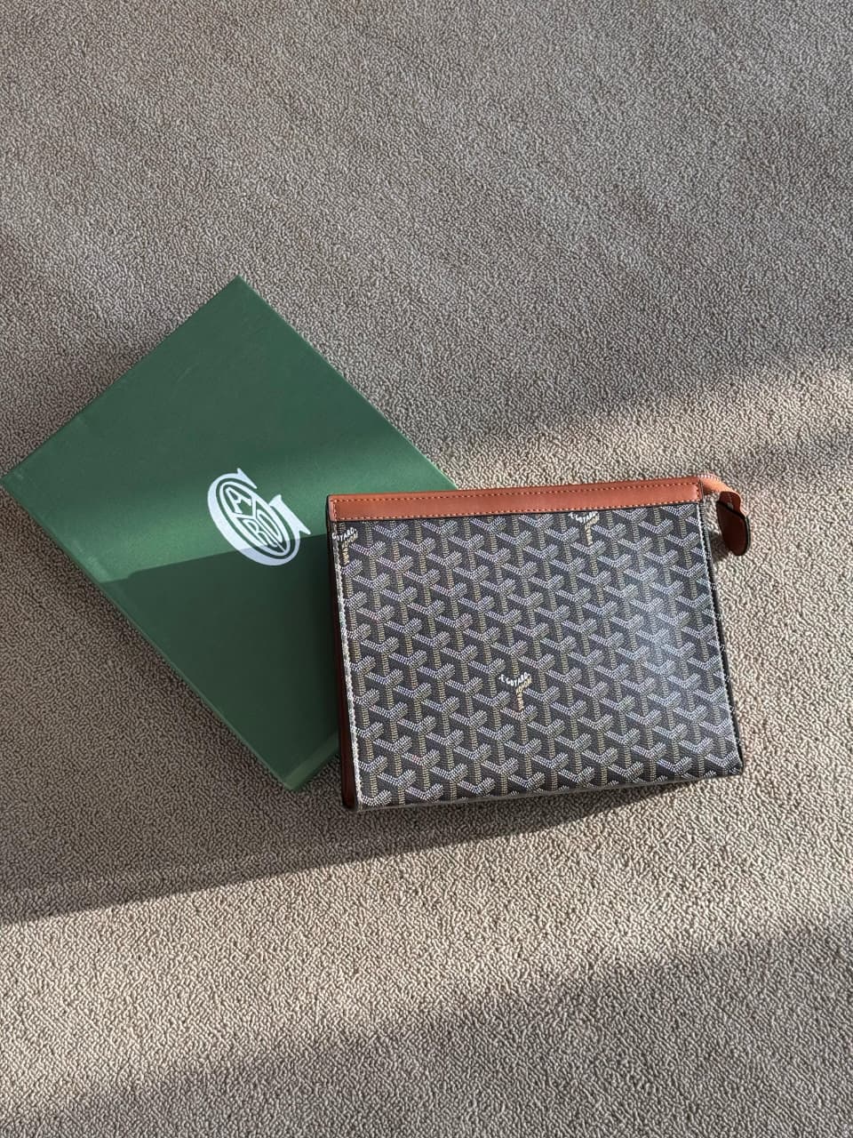 Goyard Conti Pouch '' Burgundy''