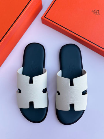 Hermes Izmir Sandal White