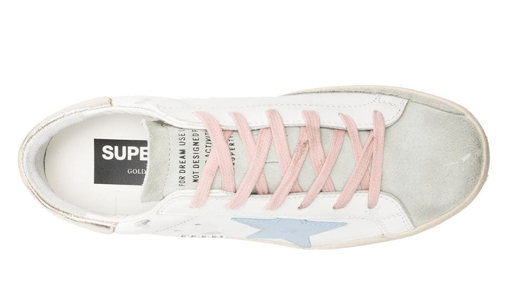 Golden Goose Wmns Superstar ‘White Silver Ice Blue’
