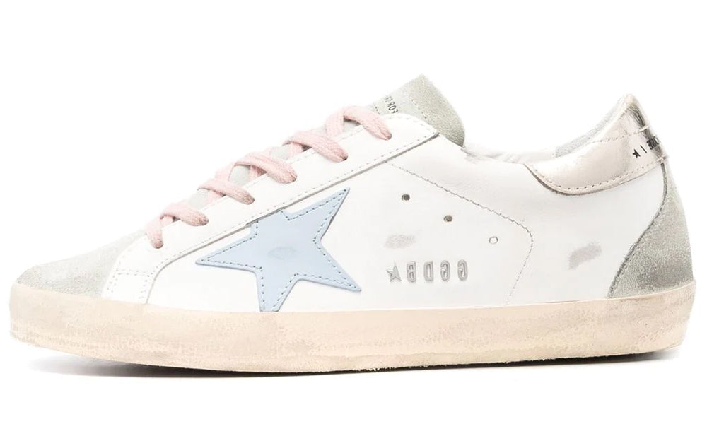 Golden Goose Wmns Superstar ‘White Silver Ice Blue’