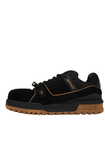 Louis Vuitton Trainer Maxi – Black & Brown Suede