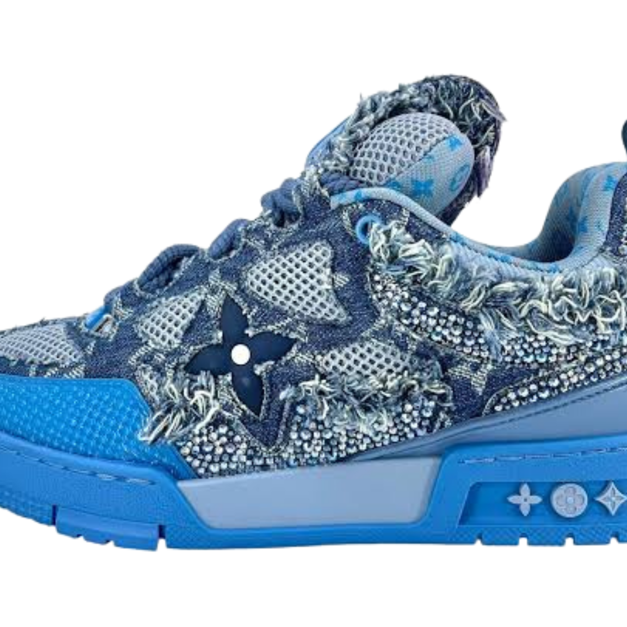 Louis Vuitton Skate Crystal – Blue Swarovski Monogram