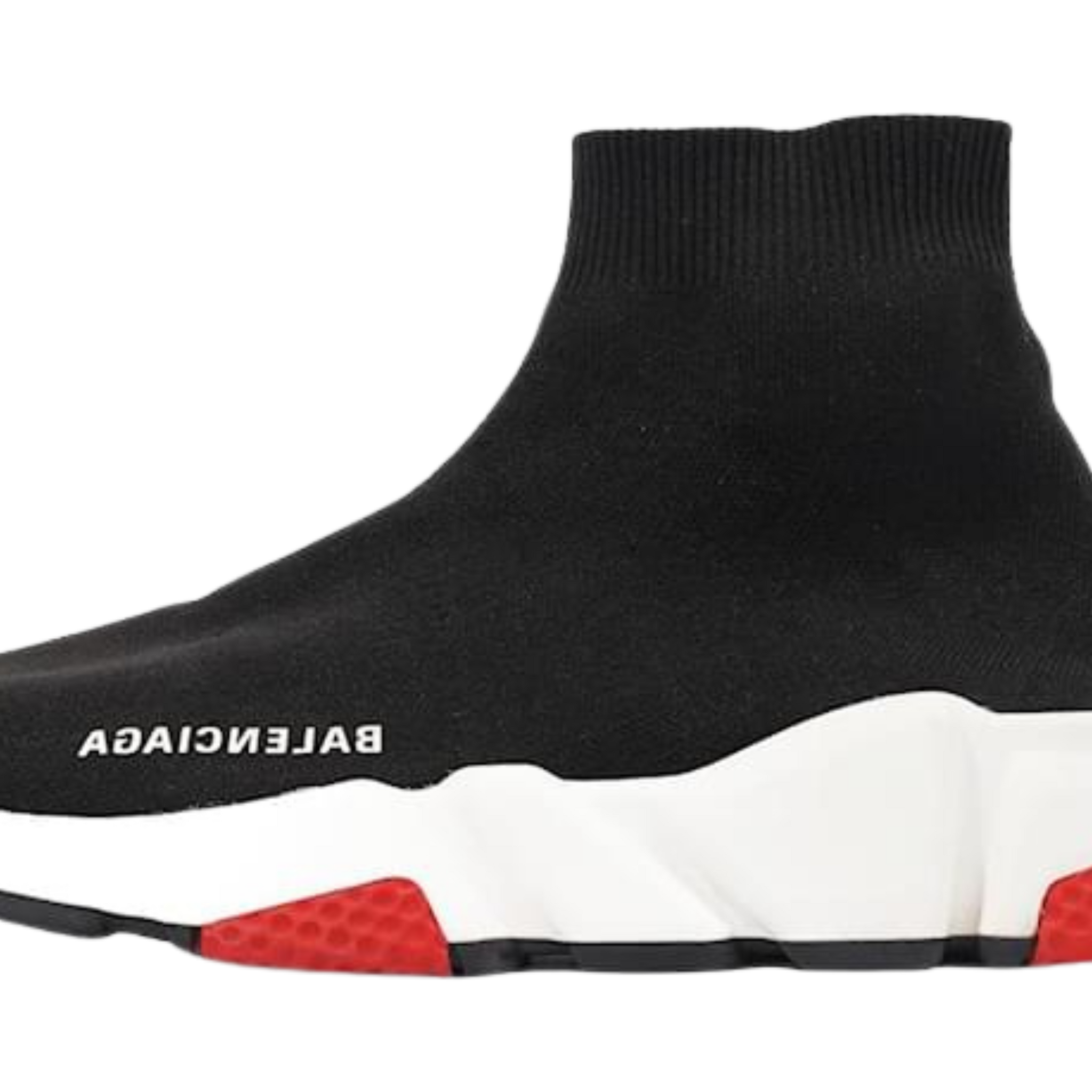 Balenciaga Speed Runner High Tops Black Red