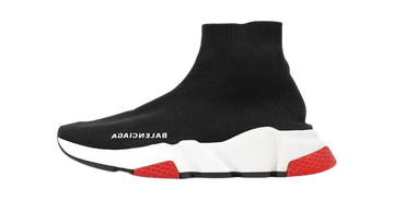 Balenciaga Speed Runner High Tops Black Red