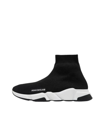 Balenciaga Speed Runner High Tops Black White